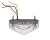 Mini LED-Rcklicht mit E-Nummer transparent